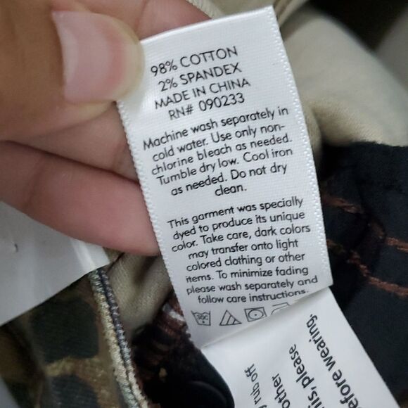 NWT Pacsun Distressed Ripped Leopard Mid-Rise Skinny Denim Jeans - Picture 5 of 12